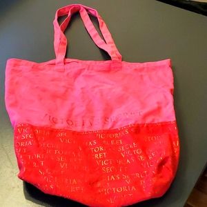 Victoria's Secret canvas tote bag